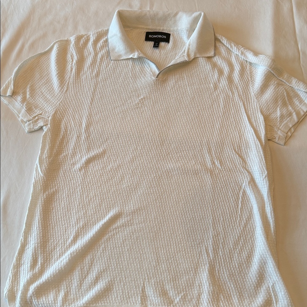 Bonobos Classic White Polo Shirt for Men